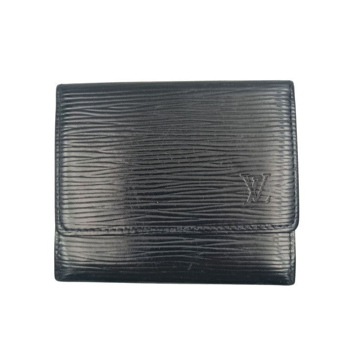 LOUIS VUITTON ルイヴィトン カードケース アンヴェロップ カルト ドゥ ヴィジット M56582 ノワール（ブラック）系 エピ メンズ 名刺入れ 美品
