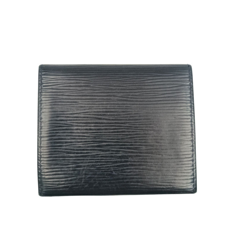 LOUIS VUITTON ルイヴィトン カードケース アンヴェロップ カルト ドゥ ヴィジット M56582 ノワール（ブラック）系 エピ メンズ 名刺入れ 美品