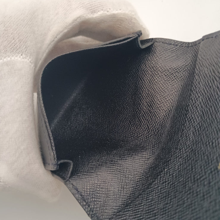 LOUIS VUITTON ルイヴィトン カードケース アンヴェロップ カルト ドゥ ヴィジット M56582 ノワール（ブラック）系 エピ メンズ 名刺入れ 美品
