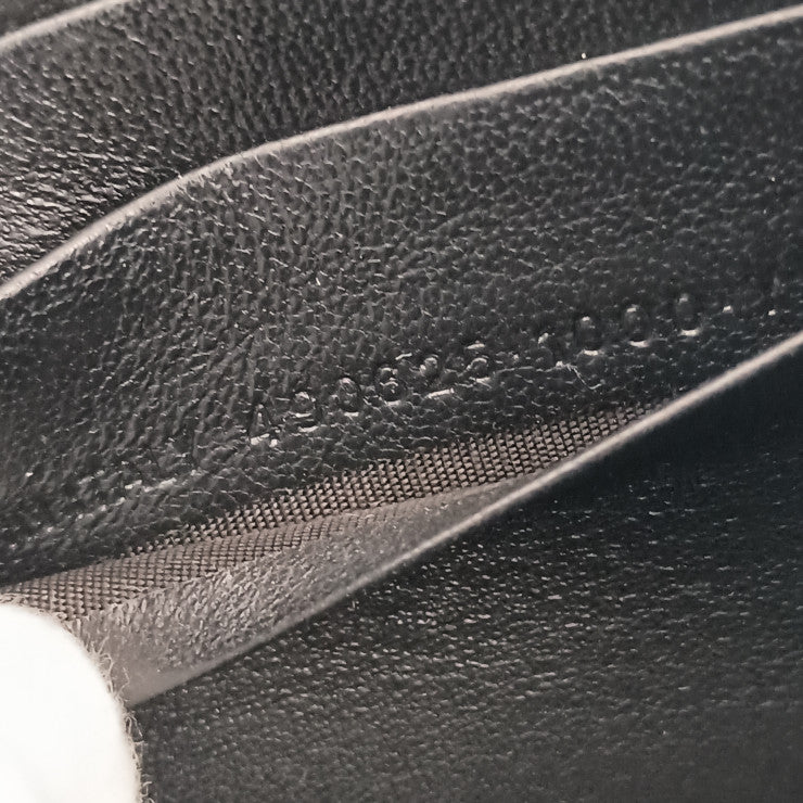BALENCIAGA バレンシアガ 長財布 エブリデイ 490625 ブラック系 レザー ユニセックス ロゴ ラウンドファスナー 美品