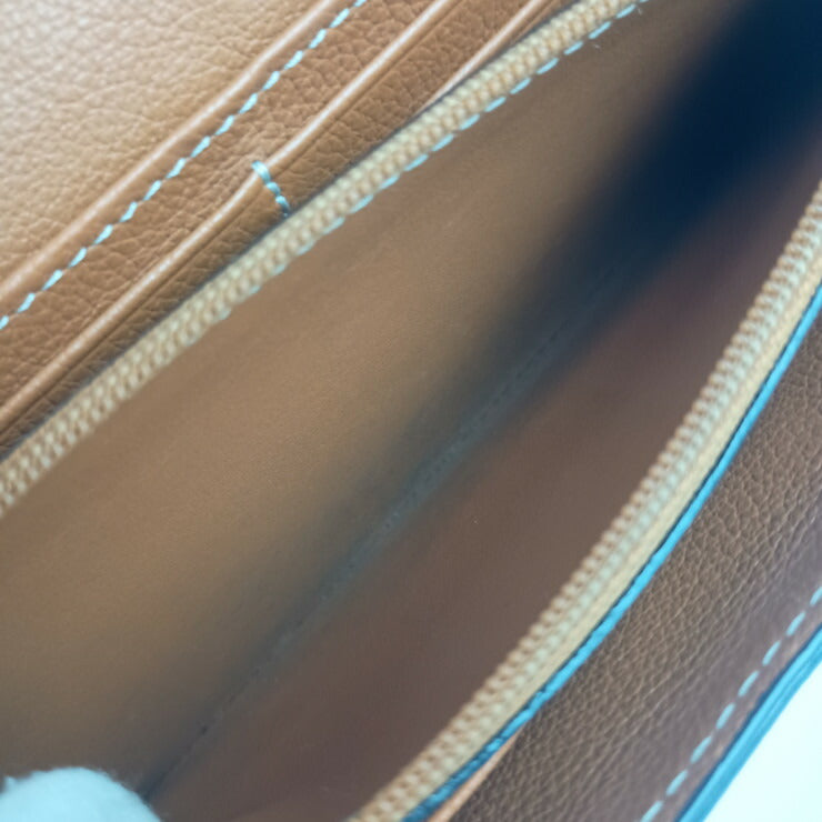 Cartier カルティエ 長財布 C ドゥ カルティエ インターナショナルウォレット L3001511 ブラウン系 レザー レディース フラップウォレット シルバー金具 美品