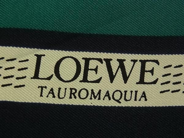 LOEWE ロエベ スカーフ マルチカラー系 シルク100% レディース 大判 ストール 美品