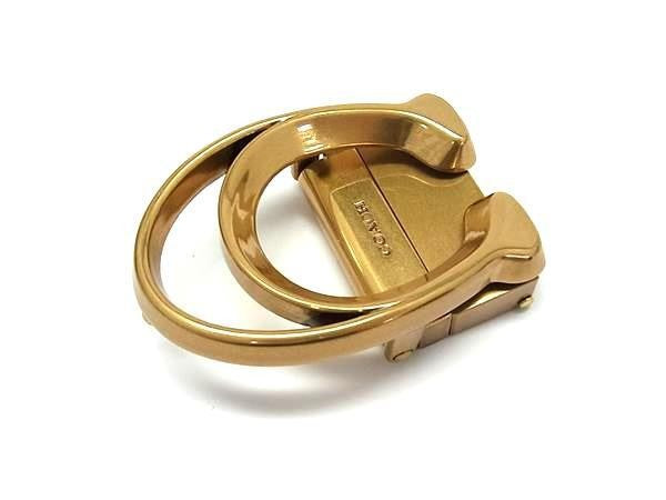COACH コーチ ベルト ワイド ハーネス リバーシブル シグネチャー F55157 ブラック系 レザー メンズ リバーシブル 美品