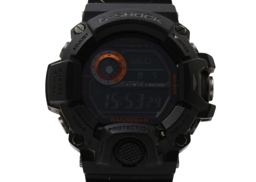 CASIO カシオ 時計 G-SHOCK MASTER OF G - LAND RANGEMAN GW-9400BJ-1JF ブラック系 樹脂 カーボンファイバーインサートバンド メンズ デジタル 美品