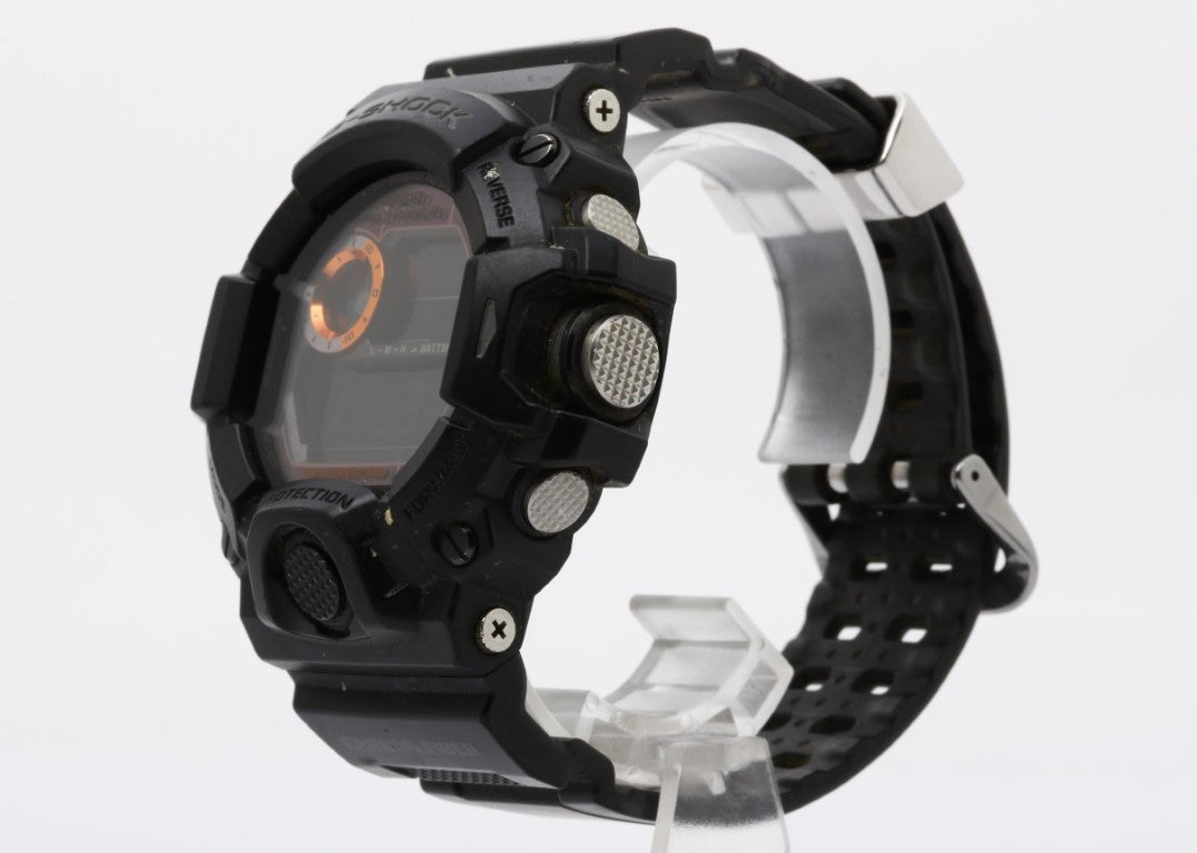 CASIO カシオ 時計 G-SHOCK MASTER OF G - LAND RANGEMAN GW-9400BJ-1JF ブラック系 樹脂 カーボンファイバーインサートバンド メンズ デジタル 美品