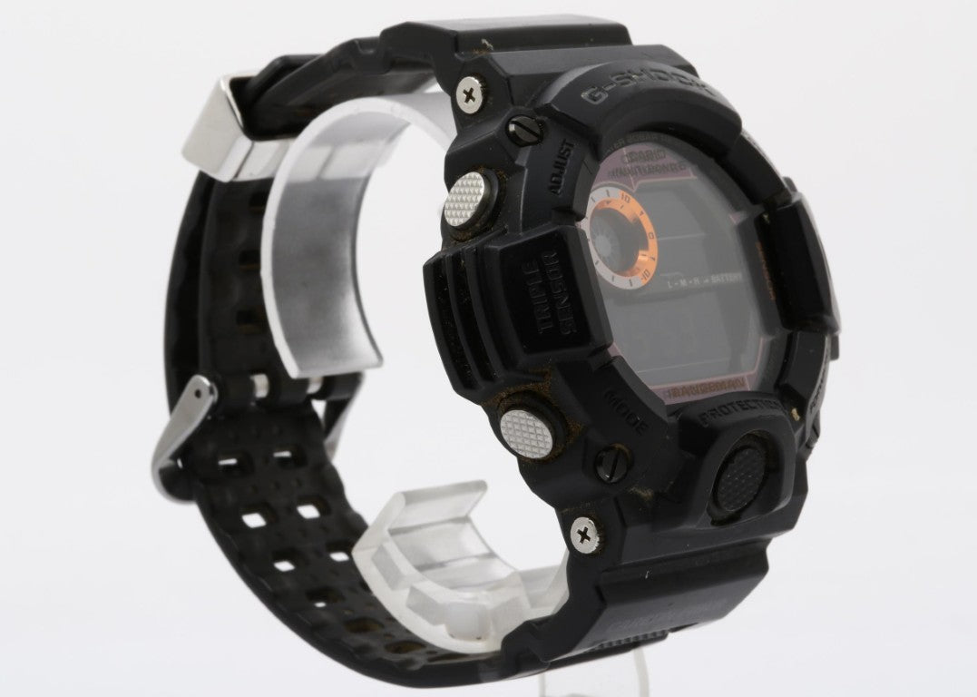 CASIO カシオ 時計 G-SHOCK MASTER OF G - LAND RANGEMAN GW-9400BJ-1JF ブラック系 樹脂 カーボンファイバーインサートバンド メンズ デジタル 美品