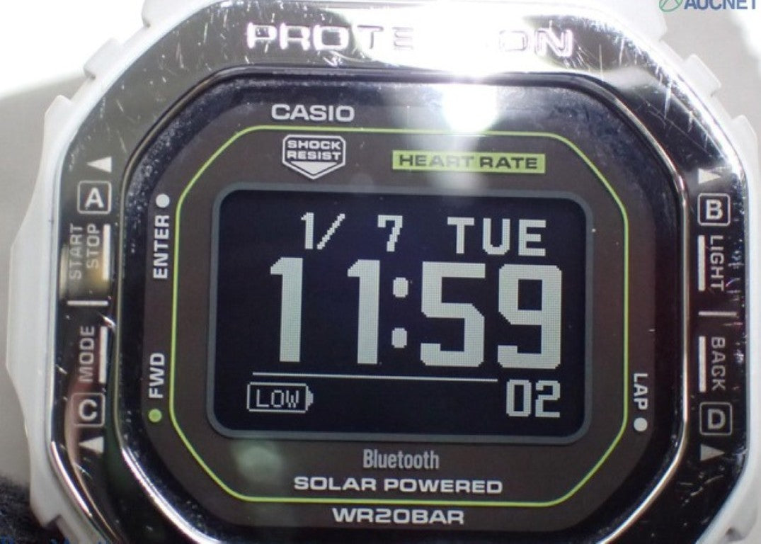 CASIO カシオ 時計 G-SHOCK G-SQUAD 5600 SERIES DW-H5600MB-8A9JR ブラック グレー系 樹脂／ステンレススチール 樹脂バンド メンズ デジタル 美品