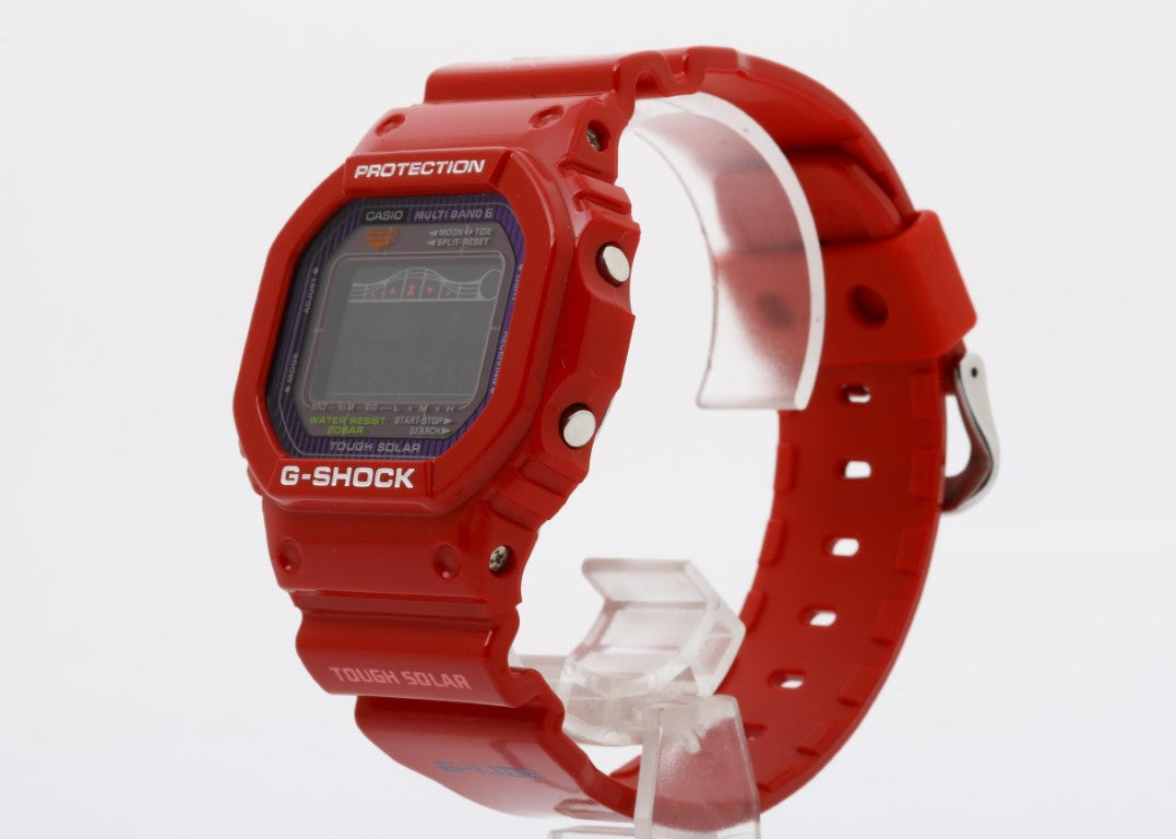 CASIO カシオ 時計 G-SHOCK ICONIC 5600 SERIES GWX-5600C-4JF ブラック レッド系 樹脂 樹脂バンド メンズ デジタル 超美品