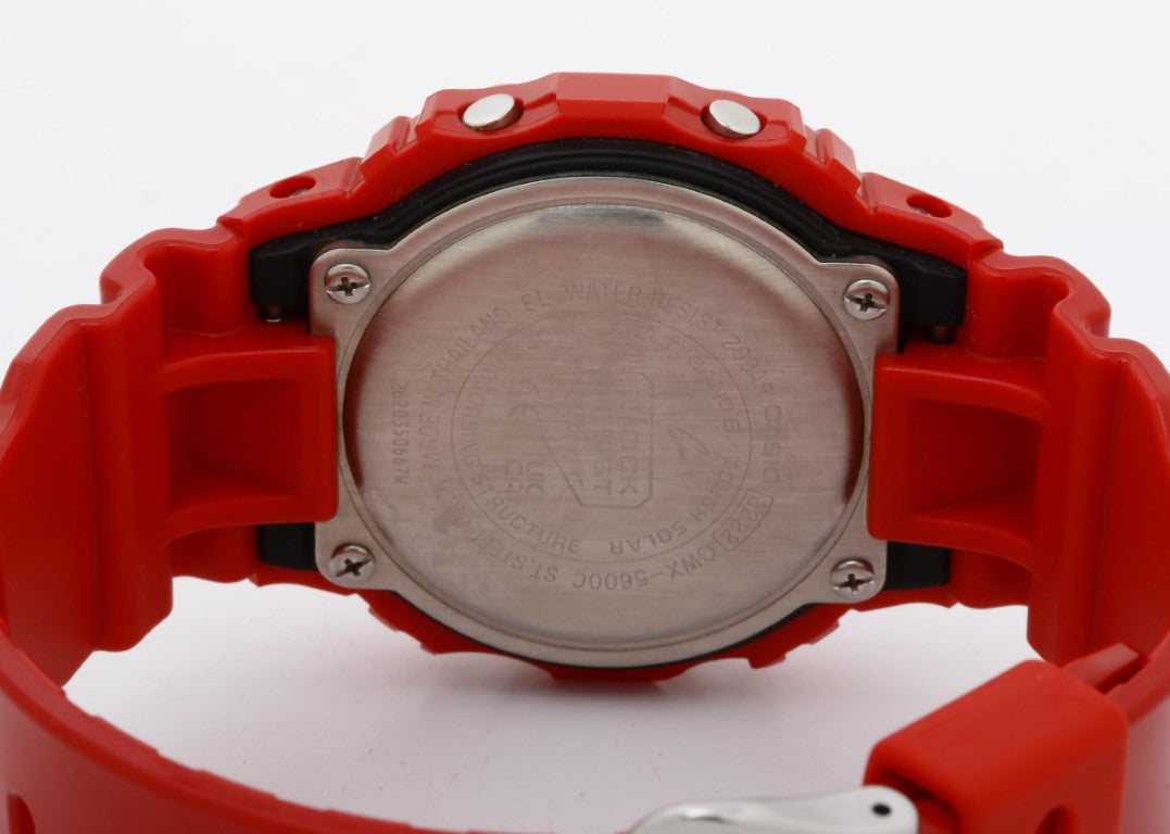 CASIO カシオ 時計 G-SHOCK ICONIC 5600 SERIES GWX-5600C-4JF ブラック レッド系 樹脂 樹脂バンド メンズ デジタル 超美品