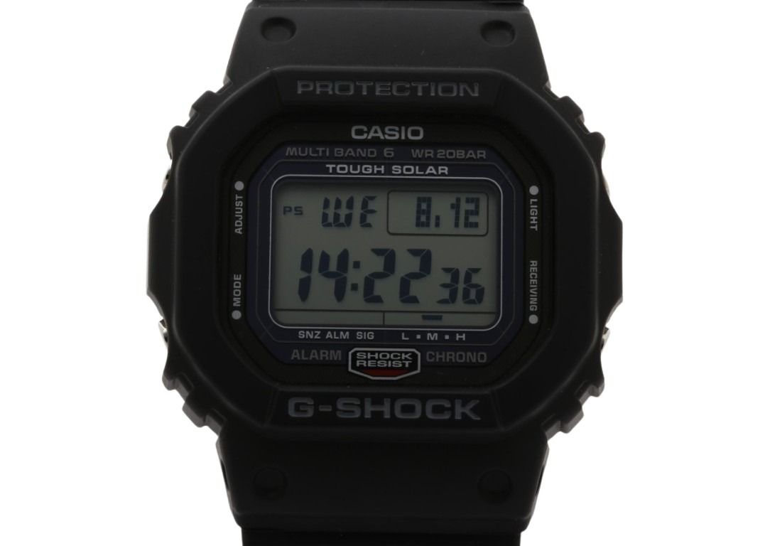 CASIO カシオ 時計 G-SHOCK DIGITAL 5000 SERIES GW-5000U-1JF ブラック系 ステンレススチール／樹脂 樹脂バンド メンズ デジタル 美品