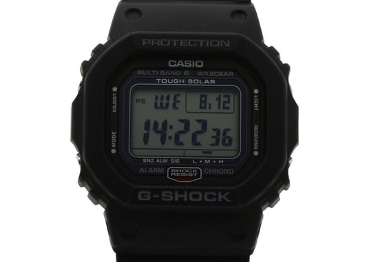 CASIO カシオ 時計 G-SHOCK DIGITAL 5000 SERIES GW-5000U-1JF ブラック系 ステンレススチール／樹脂 樹脂バンド メンズ デジタル 美品