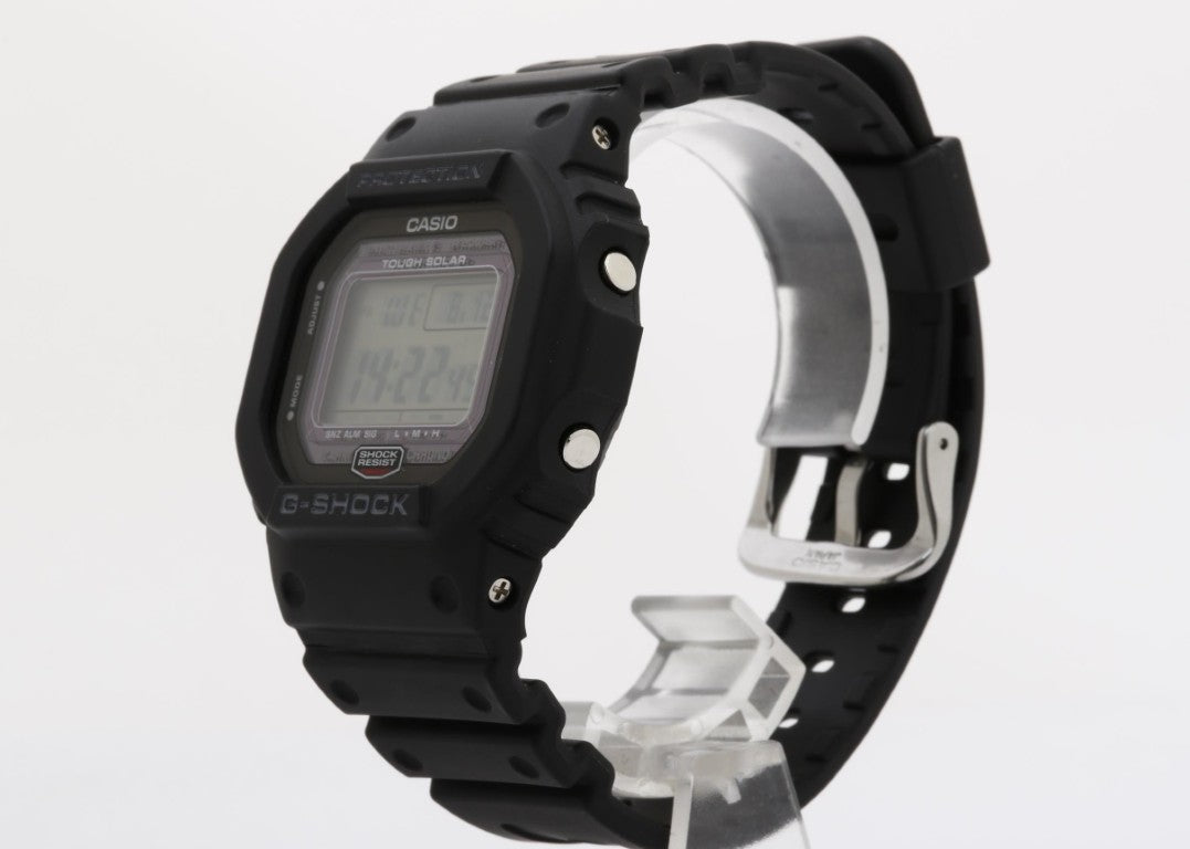 CASIO カシオ 時計 G-SHOCK DIGITAL 5000 SERIES GW-5000U-1JF ブラック系 ステンレススチール／樹脂 樹脂バンド メンズ デジタル 美品