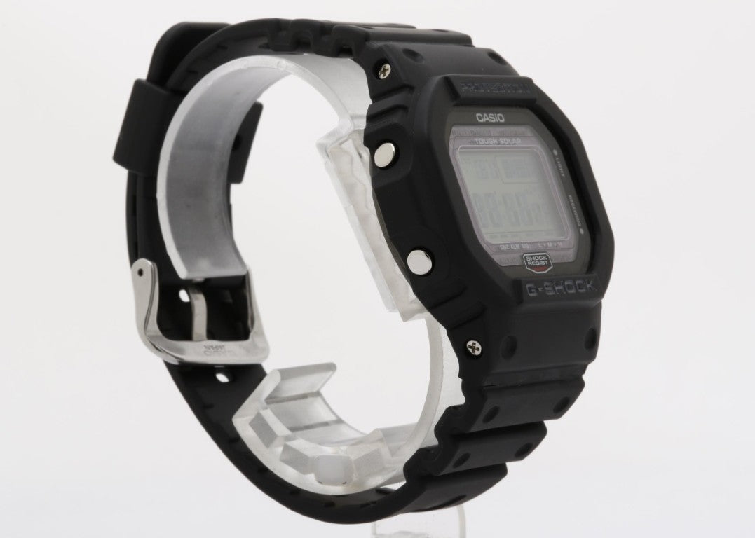 CASIO カシオ 時計 G-SHOCK DIGITAL 5000 SERIES GW-5000U-1JF ブラック系 ステンレススチール／樹脂 樹脂バンド メンズ デジタル 美品