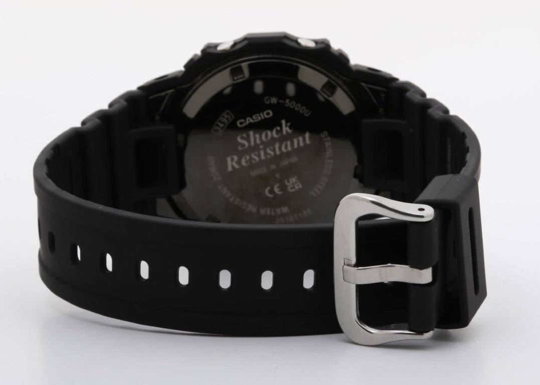 CASIO カシオ 時計 G-SHOCK DIGITAL 5000 SERIES GW-5000U-1JF ブラック系 ステンレススチール／樹脂 樹脂バンド メンズ デジタル 美品