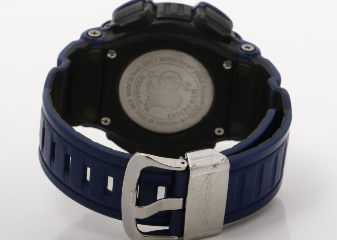CASIO カシオ 時計 G-SHOCK Gショック マスターオブG メン・イン・ネイビー マッドマン GW-9300NV-2JF ブラック ネイビー系 樹脂／ステンレススチール 樹脂バンド メンズ デジタル 美品