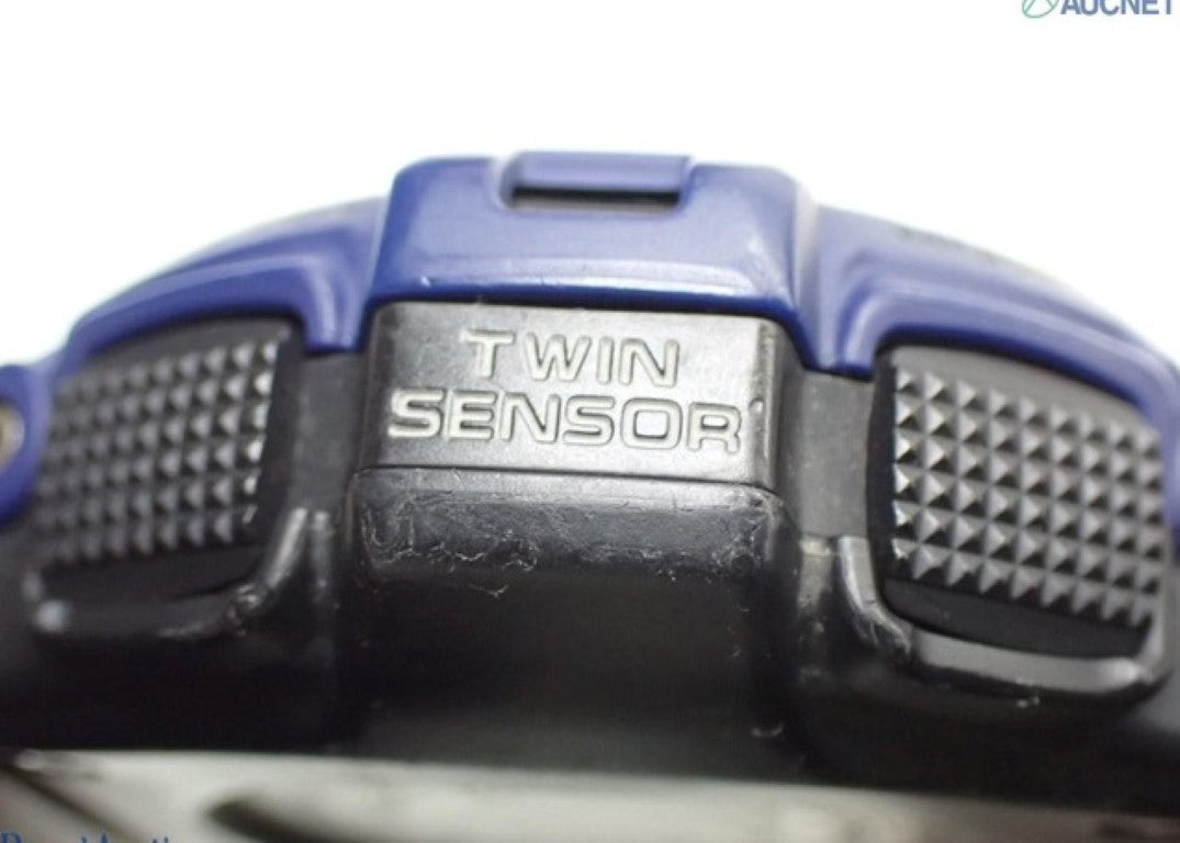 CASIO カシオ 時計 G-SHOCK Gショック マスターオブG メン・イン・ネイビー マッドマン GW-9300NV-2JF ブラック ネイビー系 樹脂／ステンレススチール 樹脂バンド メンズ デジタル 美品