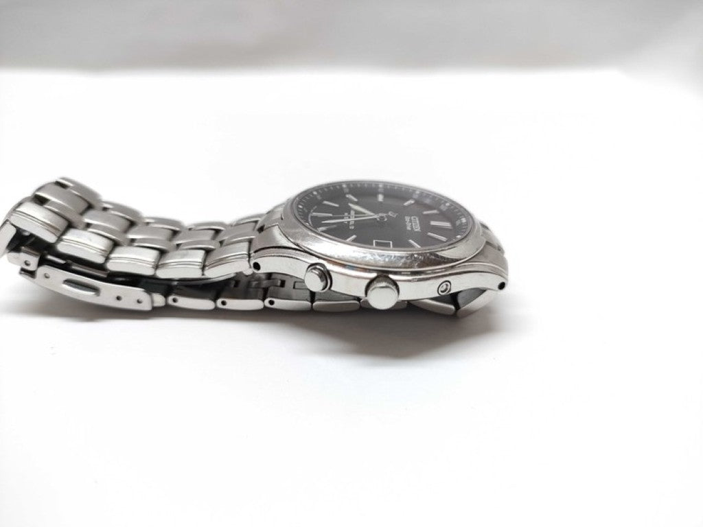 CITIZEN シチズン 時計 H415-S033047 ブラック シルバー系 ステンレススチール メンズ