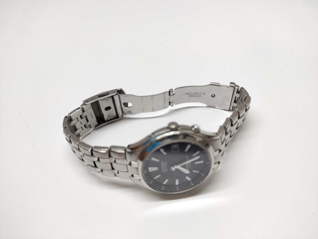 CITIZEN シチズン 時計 H415-S033047 ブラック シルバー系 ステンレススチール メンズ