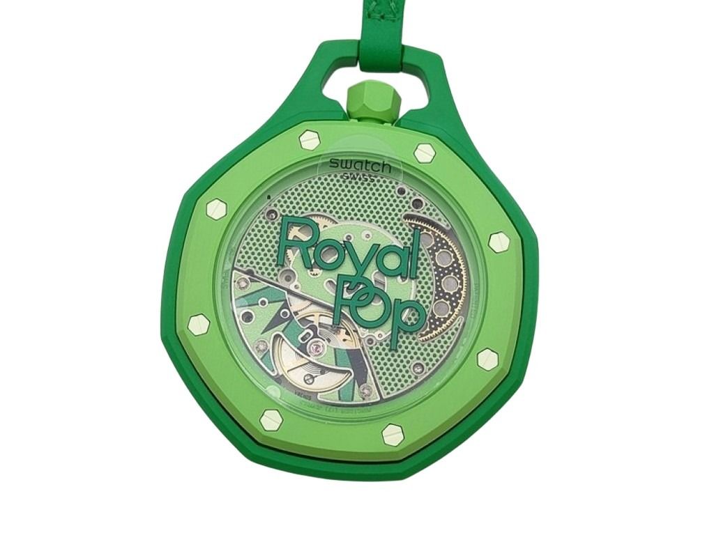 Swatch スウォッチ 時計 AUDEMARS PIGUET オーデマピゲ × SWATCH ロイヤルポップ Green Eight グリーンエイト SSX03G100N グリーン系 バイオセラミック メンズ AP 新品未使用展示品