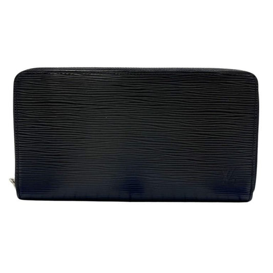 LOUIS VUITTON ルイヴィトン 長財布 ジッピー オーガナイザー M60632 ノワール(ブラック）系 エピ メンズ ラウンドファスナー シルバー金具 美品