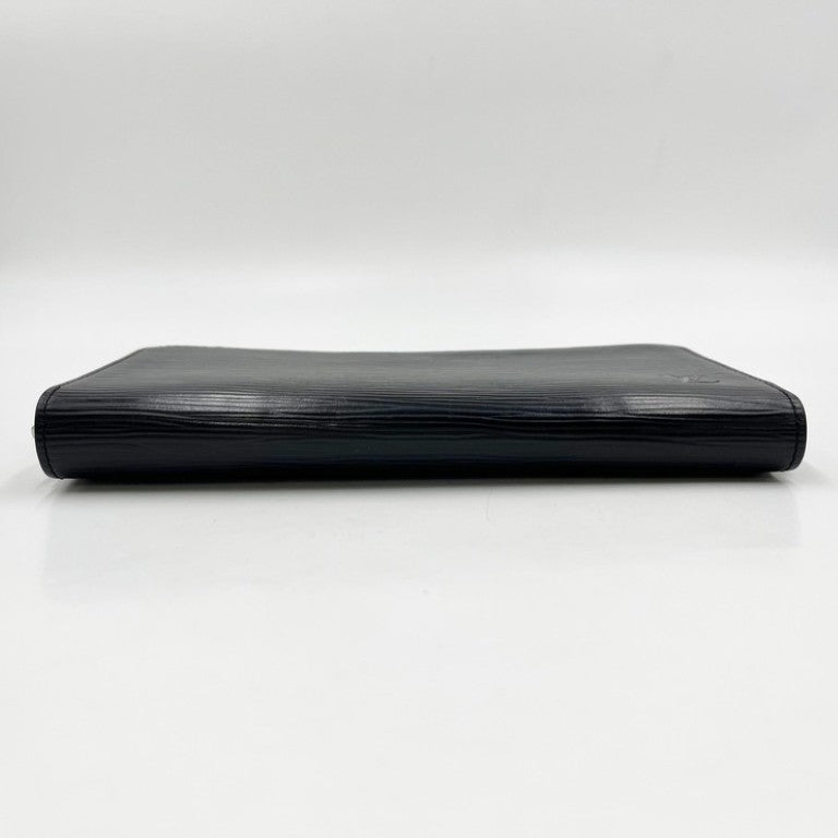LOUIS VUITTON ルイヴィトン 長財布 ジッピー オーガナイザー M60632 ノワール(ブラック）系 エピ メンズ ラウンドファスナー シルバー金具 美品
