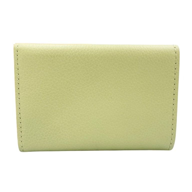 LOUIS VUITTON ルイヴィトン 三つ折り財布 ポルトフォイユ ロックミニ M82434 ヴェールノート（グリーン系） グレインカーフレザー レディース コンパクト シルバー金具 超美品