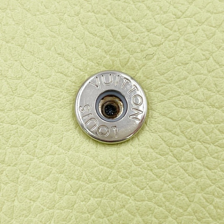 LOUIS VUITTON ルイヴィトン 三つ折り財布 ポルトフォイユ ロックミニ M82434 ヴェールノート（グリーン系） グレインカーフレザー レディース コンパクト シルバー金具 超美品