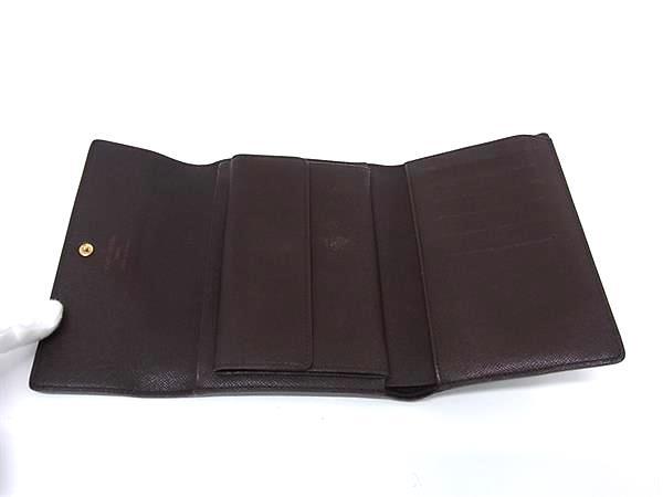LOUIS VUITTON ルイヴィトン 財布 ポルトトレゾール エテュイ パピエ N61202 エベヌ(ブラウン） ダミエ レディース 三つ折り 財布