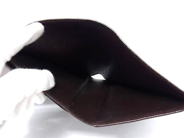 LOUIS VUITTON ルイヴィトン 財布 ポルトトレゾール エテュイ パピエ N61202 エベヌ(ブラウン） ダミエ レディース 三つ折り 財布