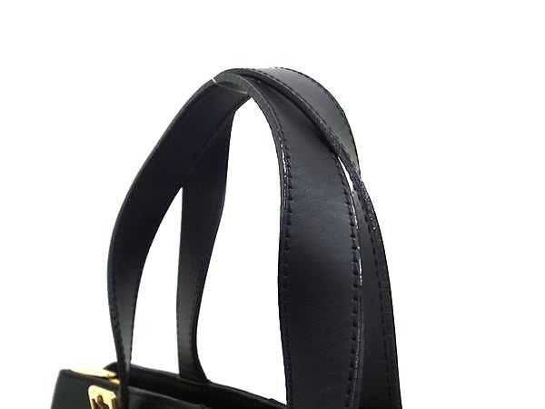 Burberrys バーバリーズ ハンドバッグ ブラック レザー レディース ノバチェック ベルト ゴールド金具 超美品