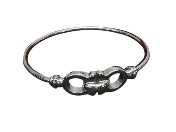 SALVATORE FERRAGAMO フェラガモ ブレスレット ガンチーニ シルバー系 メタル レディース 超美品