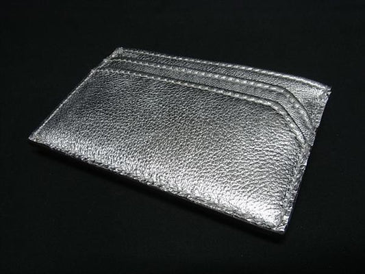 JIMMY CHOO ジミーチュウ カードケース DEAN AHQ シルバー系 レザー ユニセックス スタースタッズ 超美品