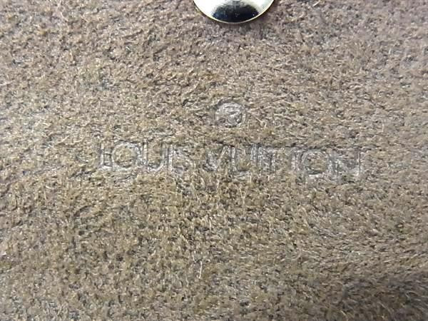 LOUIS VUITTON ルイヴィトン カフスケース M64681 エベヌ（ブラウン）系 ダミエ メンズ 超美品