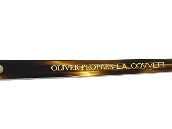 OLIVER PEOPLES オリバーピープルズ 眼鏡 Gregory Peck OV5186F ブラウン系×イエロー系×レンズ クリア プラスチック ユニセックス 超美品