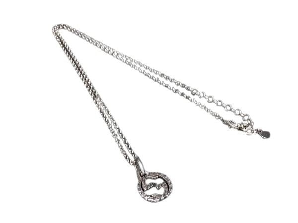 GUCCI グッチ ネックレス インターロッキングG シルバー系 SV925 ユニセックス 美品
