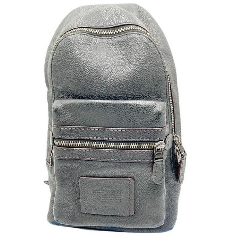 COACH コーチ ボディバッグ 32239 ダークブラウン系 レザー メンズ ショルダーバッグ 美品