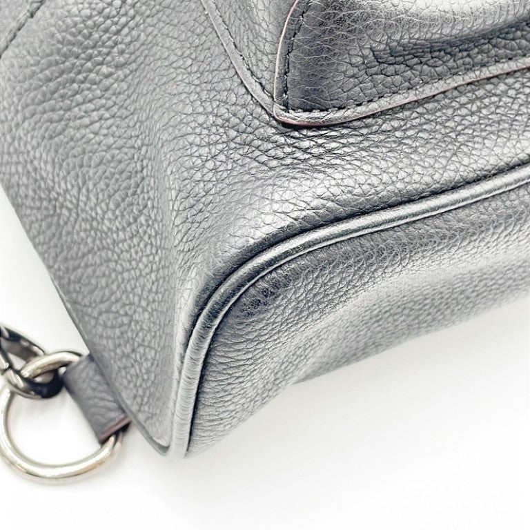 COACH コーチ ボディバッグ 32239 ダークブラウン系 レザー メンズ ショルダーバッグ 美品
