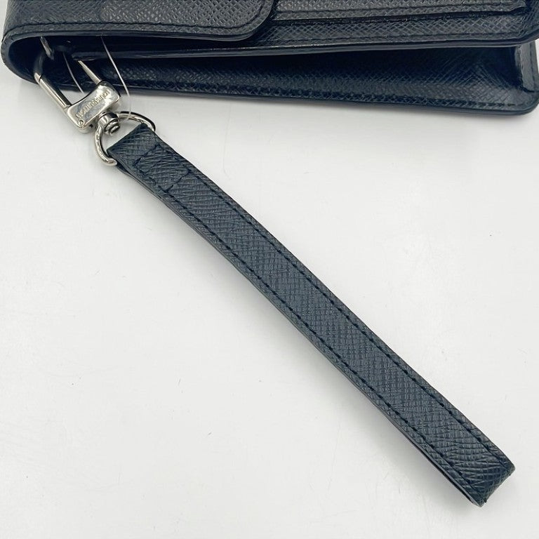 LOUIS VUITTON ルイヴィトン クラッチバッグ ベライア M32592 アルドワーズ(ブラック系) タイガ メンズ セカンドバッグ シルバー金具 美品