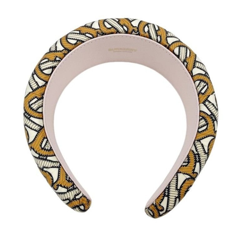 BURBERRY バーバリー カチューシャ TBモノグラム マルチカラー系 キャンバス レディース ヘアアクセサリー ヘッドバンド 美品