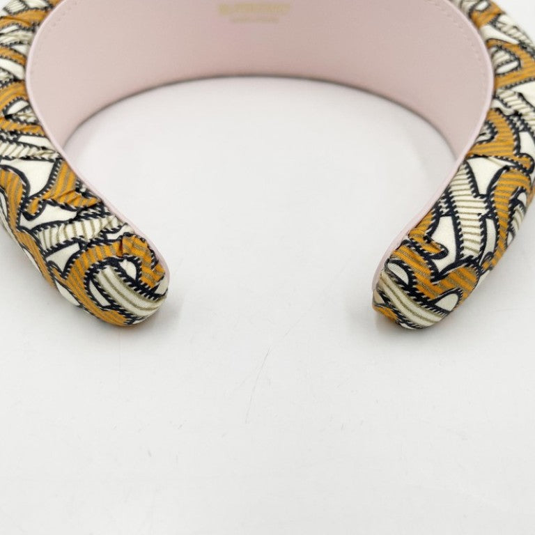 BURBERRY バーバリー カチューシャ TBモノグラム マルチカラー系 キャンバス レディース ヘアアクセサリー ヘッドバンド 美品
