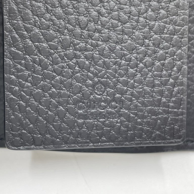 GUCCI グッチ キーケース GGスプリーム 456118 ベージュ ブラウン ブラック系 PVC×レザー ユニセックス 6連 ゴールド金具 超美品