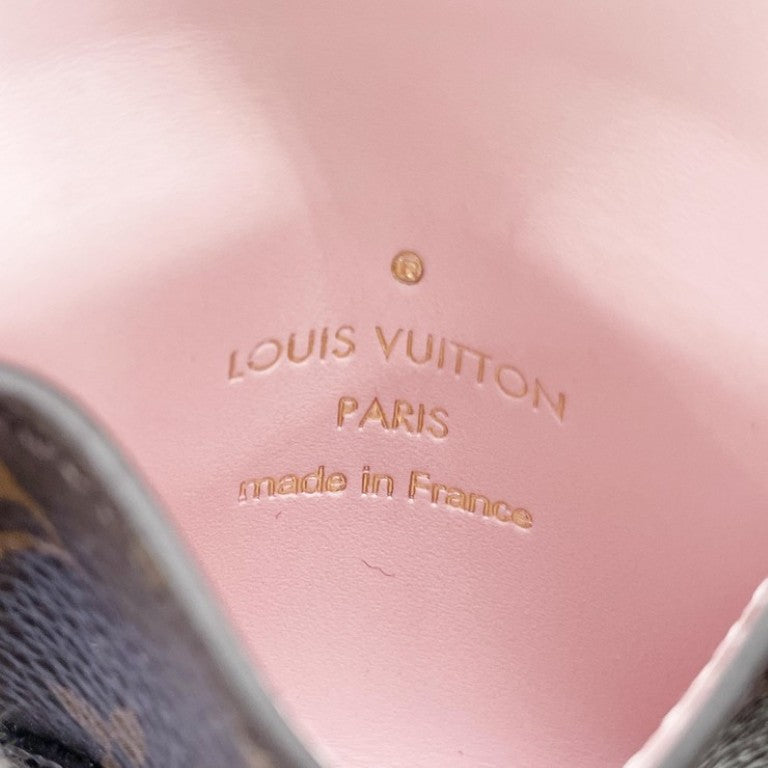 LOUIS VUITTON ルイヴィトン バッグチャーム ポルトクレ キリガミ M69003 ブラウン系 モノグラム レディース ゴールド金具 美品
