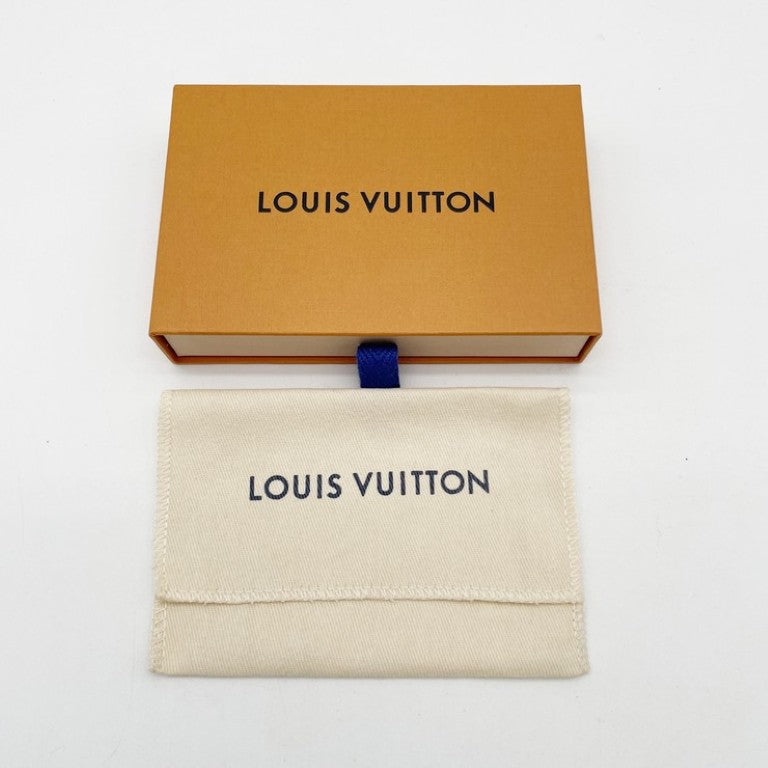 LOUIS VUITTON ルイヴィトン バッグチャーム ポルトクレ キリガミ M69003 ブラウン系 モノグラム レディース ゴールド金具 美品