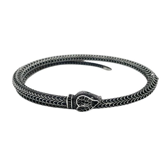 GUCCI グッチ ブレスレット ガーデン スネーク シルバー系 Ag925 ユニセックス バングル 美品