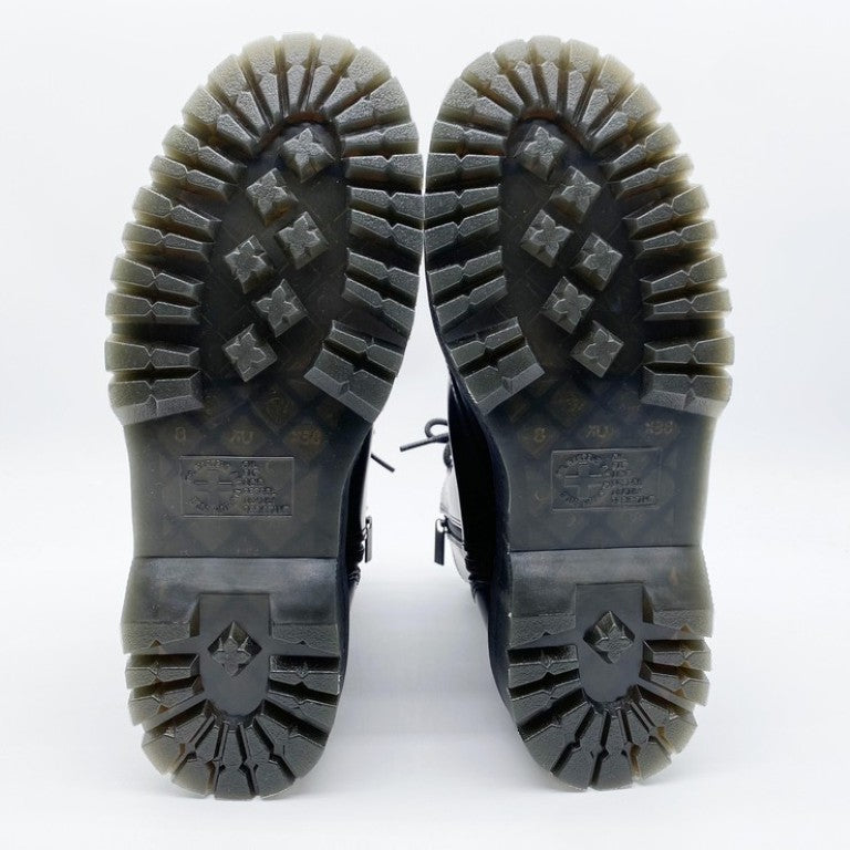 Dr.Martens ドクターマーチン ブーツ 8ホール AW006 ブラック系 レザー ユニセックス 厚底 新品未使用展示品