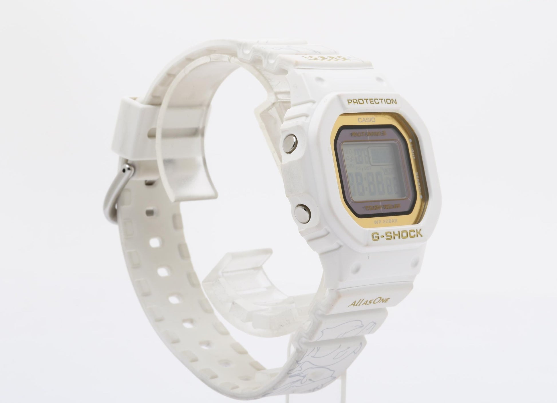 CASIO カシオ 腕時計 G SHOCK ジーショック Love The Sea And The Earth GMD-W5601K-7JR ホワイト系 樹脂 × SS ユニセックス ICERC Japan コラボ 30周年記念モデル イルクジ デジタル ソーラー電波 美品