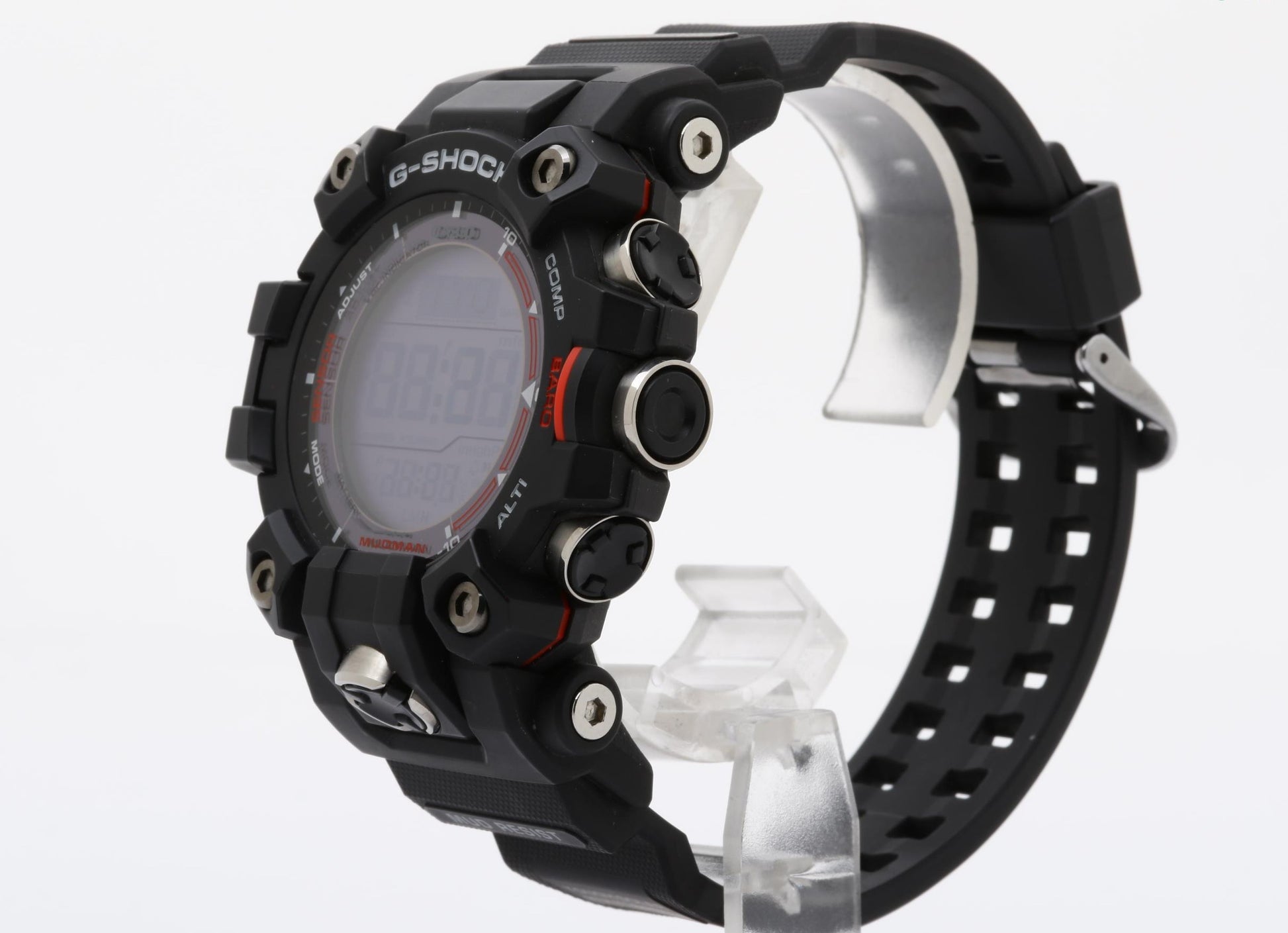 CASIO カシオ 腕時計 G SHOCK ジーショック Master of G - LAND MUDMAN GW-9500-1JF ブラック系 樹脂 × SS メンズ デジタル ソーラー電波 美品
