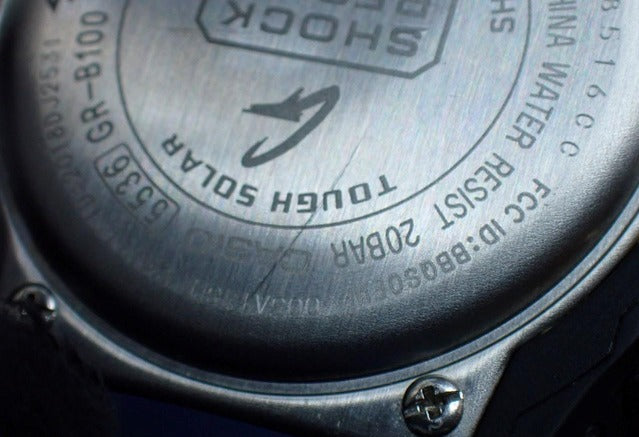 CASIO カシオ 腕時計 G SHOCK ジーショック GRAVITYMASTER GR-B100-1A2JF ブラック×ブルー系 樹脂 × SS メンズ アナデジ ソーラー 美品