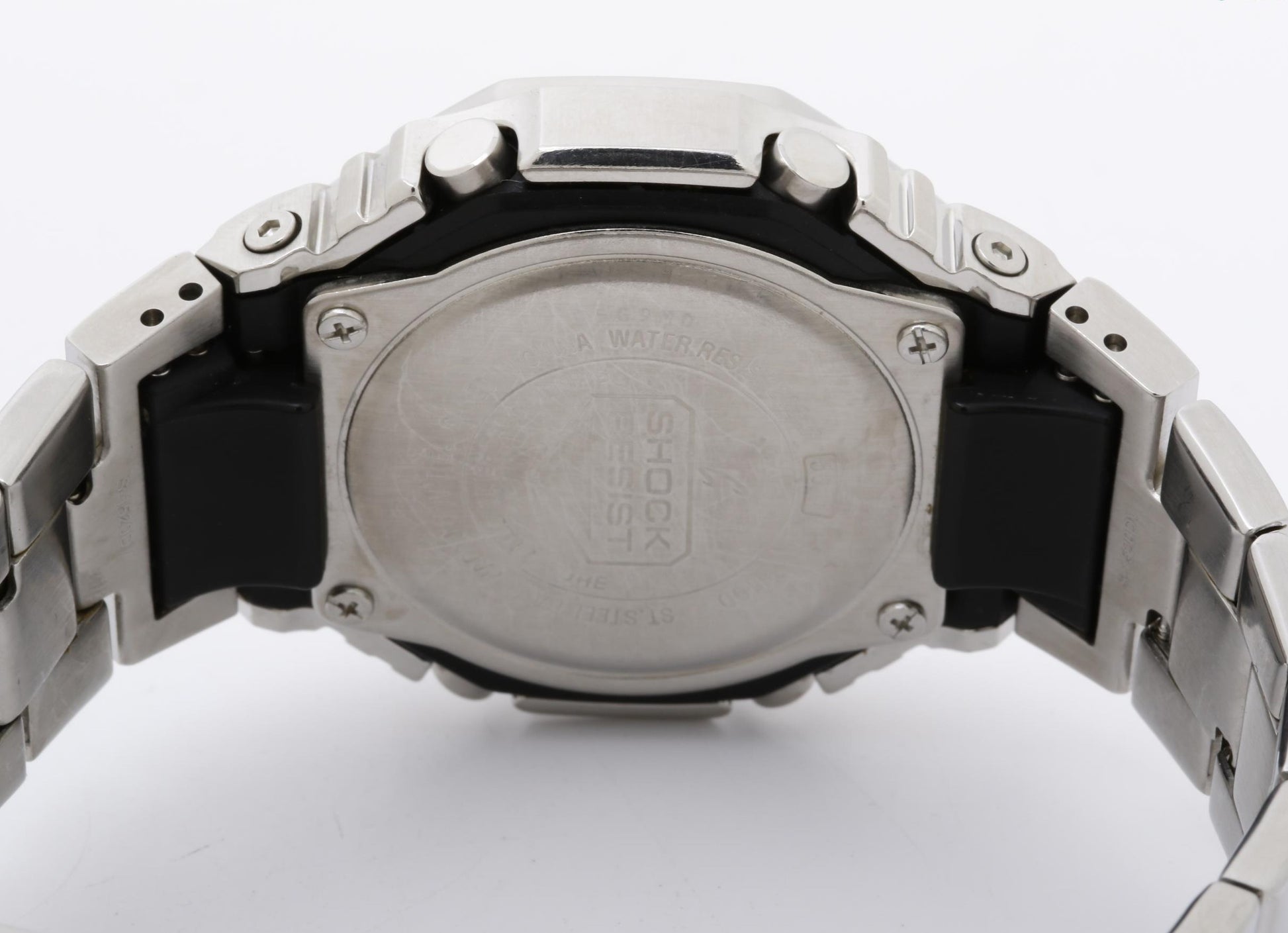 CASIO カシオ 腕時計 G SHOCK ジーショック 2100シリーズ GM-2110D-7AJF シルバー系 SS × 樹脂 メンズ アナデジ 美品