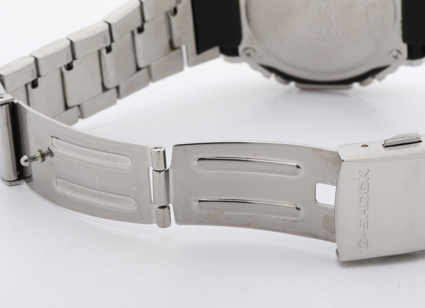 CASIO カシオ 腕時計 G SHOCK ジーショック 2100シリーズ GM-2110D-7AJF シルバー系 SS × 樹脂 メンズ アナデジ 美品
